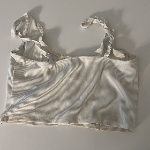 Peach puff corset crop top - Picture 2 of 2